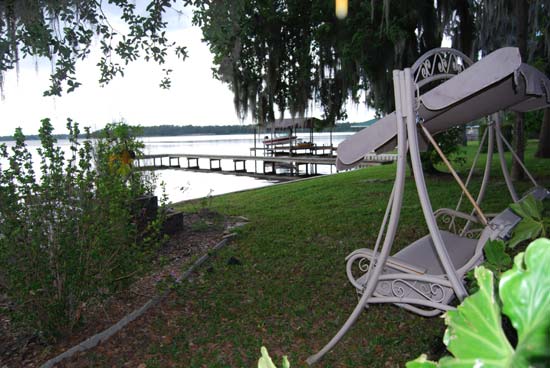 Backyard swing